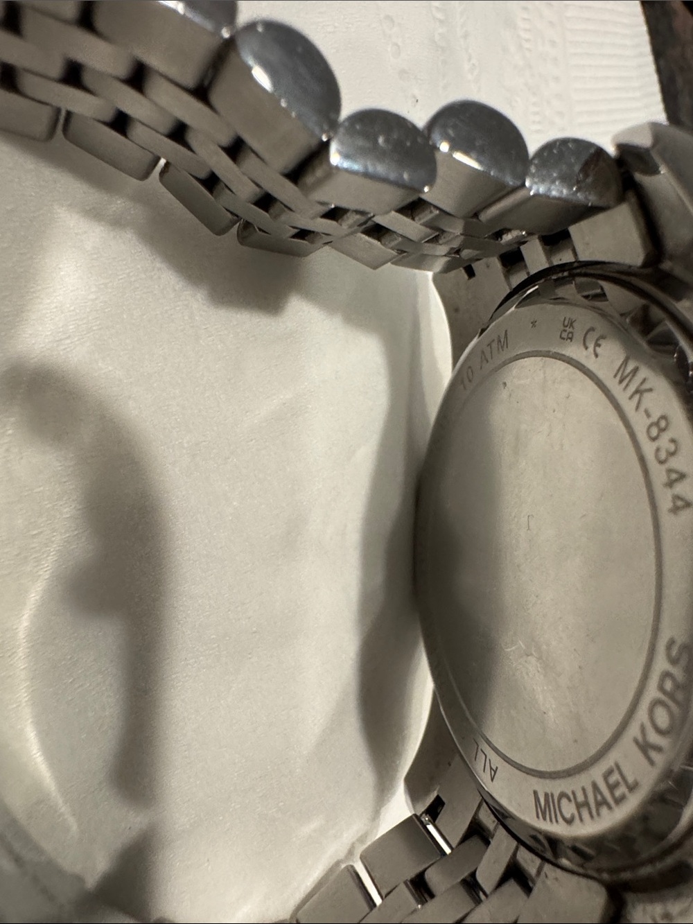 Michael Kors Two-Tone Silver and Gold Chronograph Bracelet Watch - Picture 4 of 6